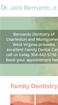 Mobile Screenshot of bernardodentistrywv.com