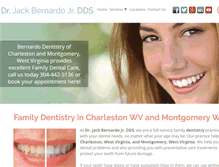 Tablet Screenshot of bernardodentistrywv.com